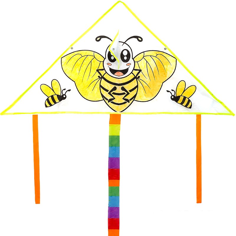 玩控 diy风筝儿童男孩女孩手工涂色绘画教学制作包材料包幼儿园空白