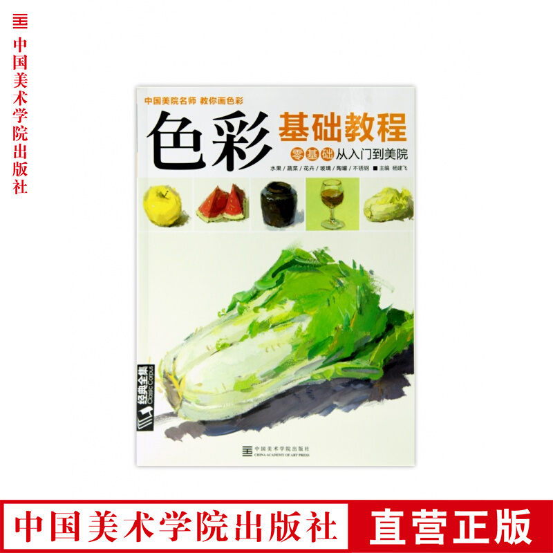 《色彩基础教程》定价:45 杨建飞主编 中国美术学院 正版品牌直销 满58包邮
