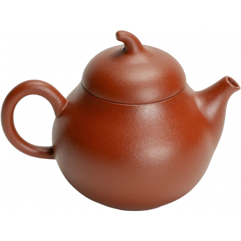 廚馬手工紫砂壺功夫茶具家用過濾單壺原礦朱泥小茄瓜壺陶瓷泡茶壺 紫砂朱泥-小茄瓜壺 101mL(含)-200mL(含)