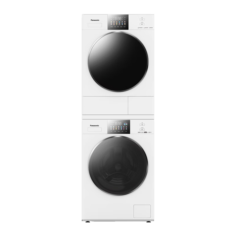 20点、plus会员：松下 Panasonic 白月光4.0Max 洗烘套装 N571T+N571TR