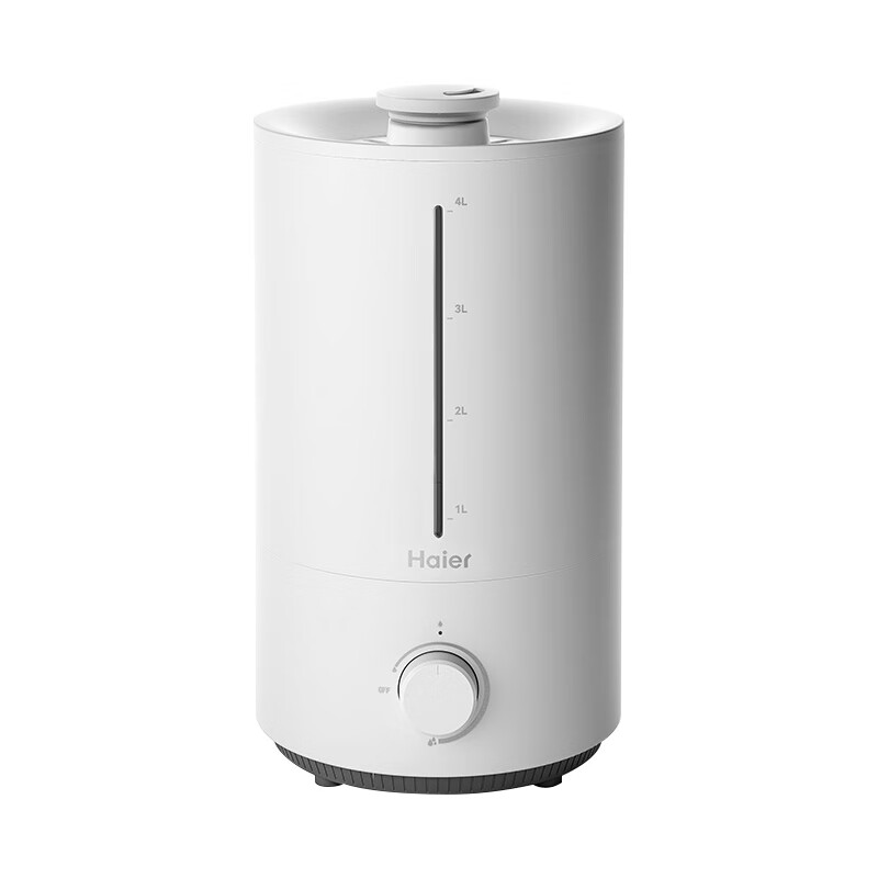 海尔加湿器 家用卧室内空气净化婴儿办公室用桌面大容量喷雾香薰机