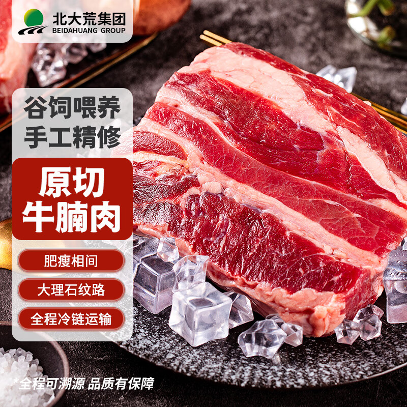 大荒优选 原切牛腩肉500g/袋冷冻 原切无注水不调理不拼接精选怎么样,好用不?