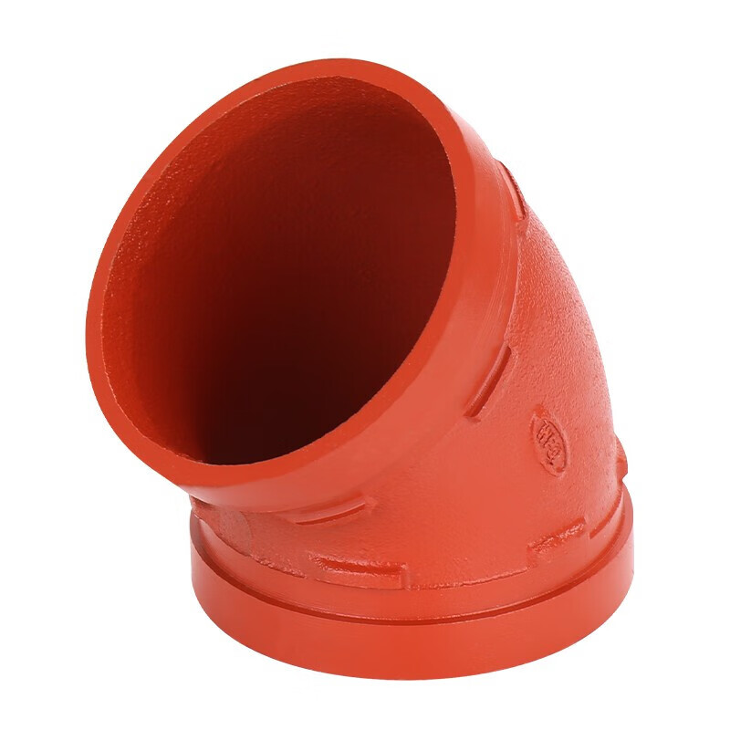 巨成云 沟槽45度弯头 dn65 一个价 bjbd