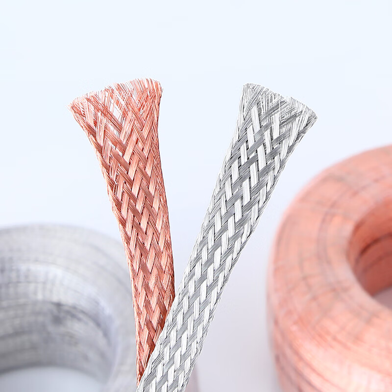 云启格定制铜编织带接头软连接接地线导25平方镀锡铜 紫铜编织带厂