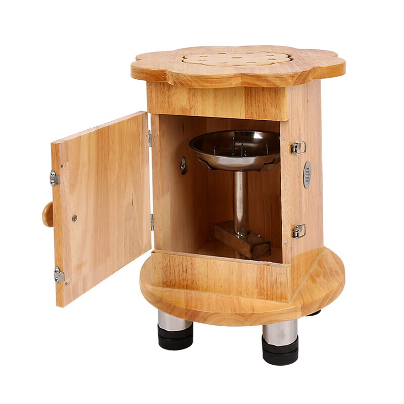 艾尚灸实木橡木坐熏灸仪艾炙器艾灸仪艾灸器具 蹲坐凳式蹲灸蹲灸仪