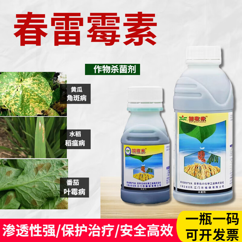 春雷霉素番茄叶霉病水稻稻瘟病细菌农药杀菌剂 100ml