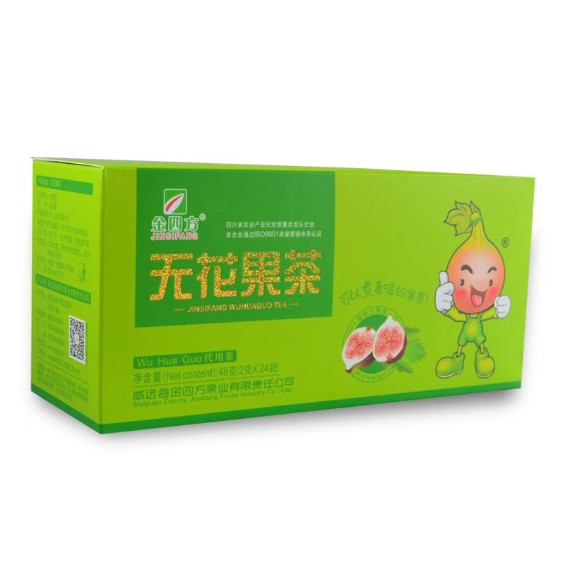 食芳溢金四方无花果茶48g代用茶水果茶花草茶不添加四川内江威远特产 无花果茶48g/盒