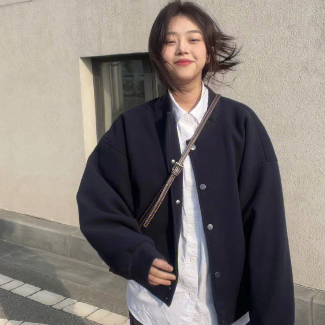 晟侠早春穿搭女初中高中少女生美式复古短款棒球服外套女春季新款小众