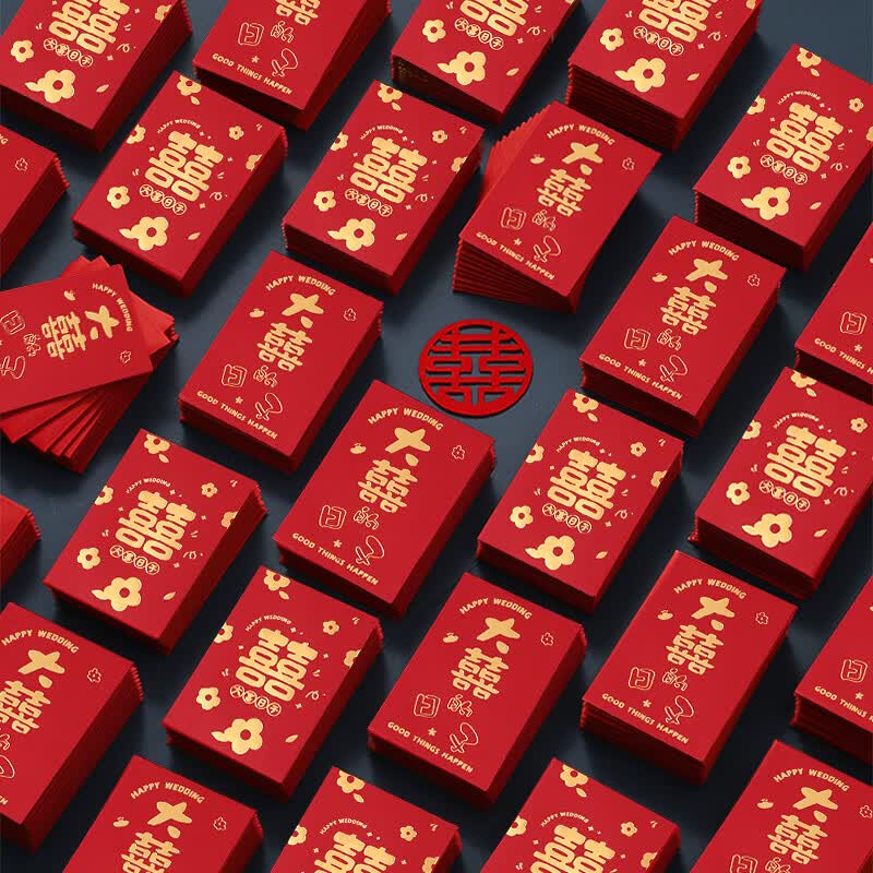 TaTanice 结婚堵门红包 婚礼接亲红包创意堵门塞门迷你红包利是100个装属于什么档次？