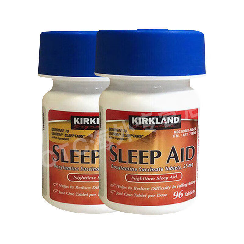 康创优品sleepaid睡眠片96粒*2瓶菲美国进口辅美国直2瓶