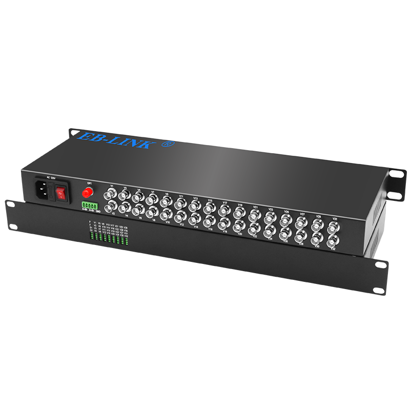 EB-LINK 視頻光端機(jī)模擬監(jiān)控高清數(shù)字光端機(jī)1路2路4路8路16路24路32路（一對單價(jià)）標(biāo)準(zhǔn)版 32路純視頻光端機(jī)