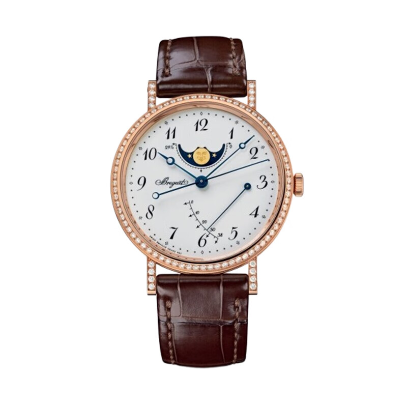 【二手95新】宝玑 经典系列 18k玫瑰金36mm自动机械女士手表 8788br