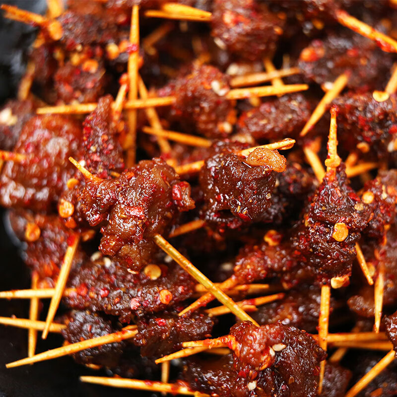 印味牙签牛肉变态辣湖南麻辣美食特产孕妇肉食卤味熟食真空即小吃零食