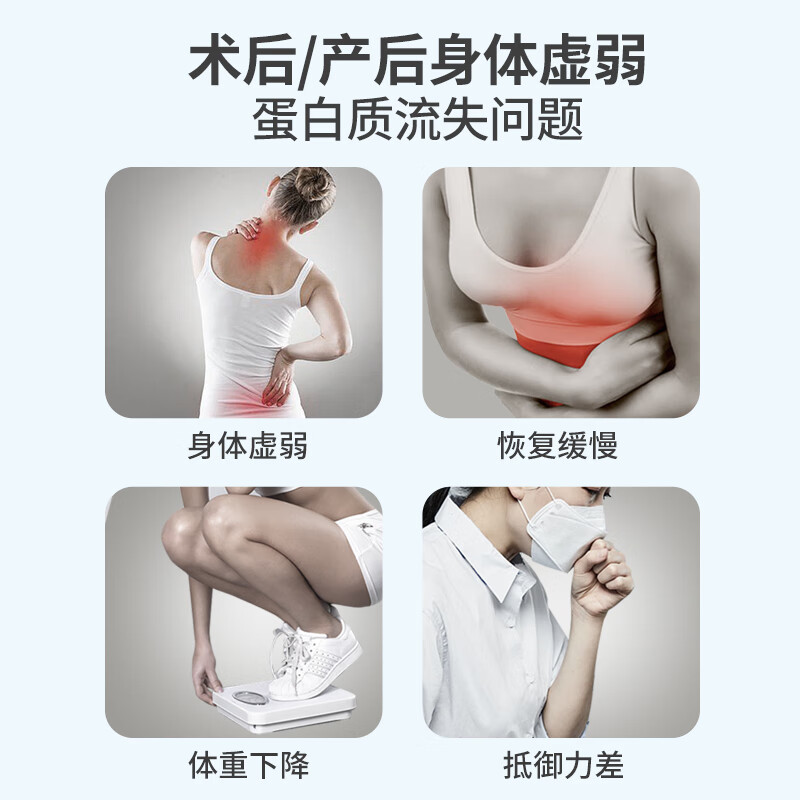 Holdbody德国康愈素氨基酸蛋白粉孕妇老年人术后调理乳清蛋白补充营养300g 德国康愈素蛋白粉