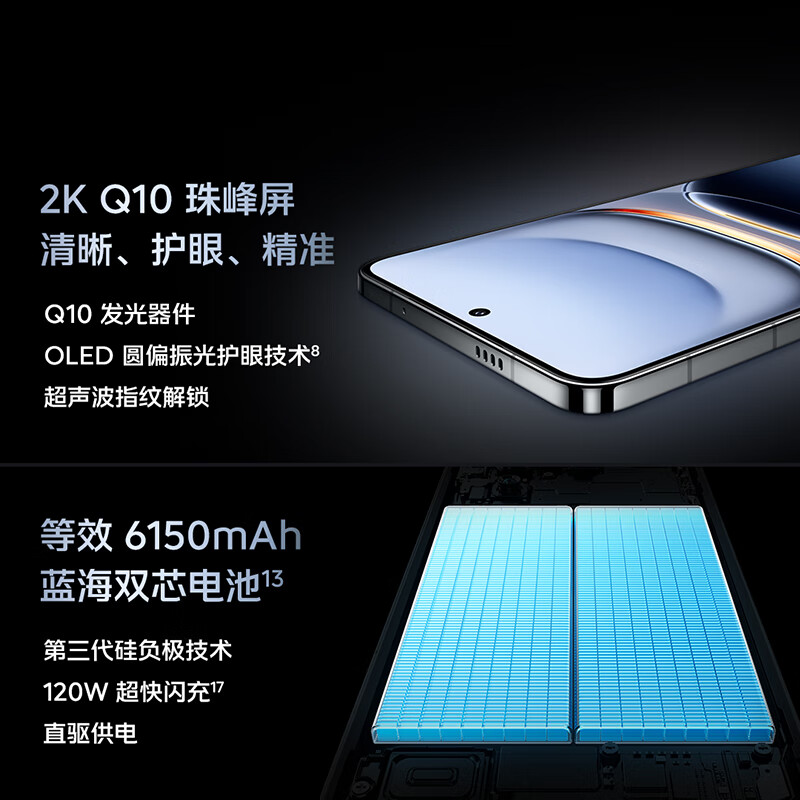 vivo iQOO 13 【国家补贴500元】新品5G手机 自研电竞芯片Q2 骁龙8至尊版 2K Q10珠峰屏vivoiqoo13 传奇版 16GB+256GB