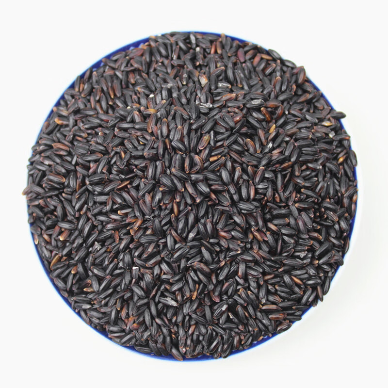 黑米500g 农家自产无染色黑米粥原料五常黑大米五谷杂粮粗粮