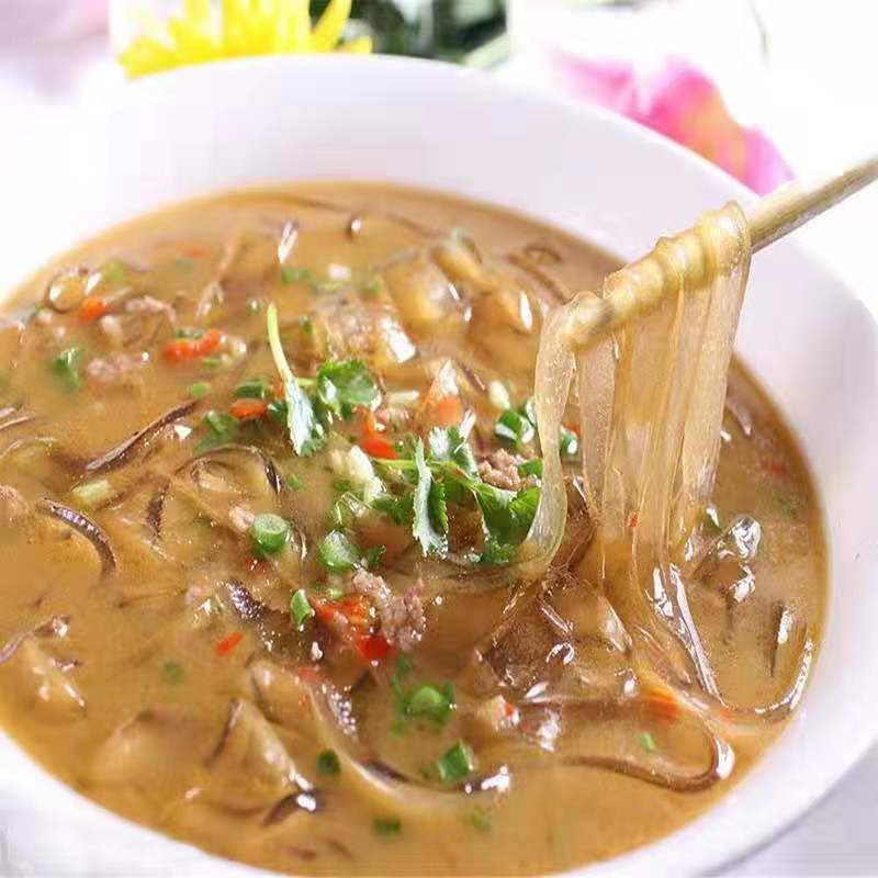 红薯粉条地瓜细粉条粉丝批发河南特产纯手工宽粉酸辣粉火锅1~5斤 红薯