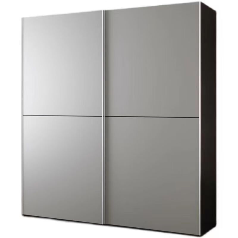 琳衣柜现代简约家用卧室大衣橱子推拉移门全屋定制灰色北欧储物衣柜