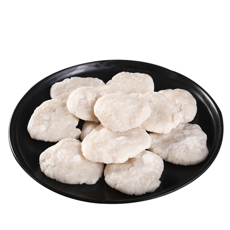 虎钢馋墨鱼饼5斤装冷冻食品火锅烧烤料花枝丸海鲜鱼饼鱼糕厂家批发