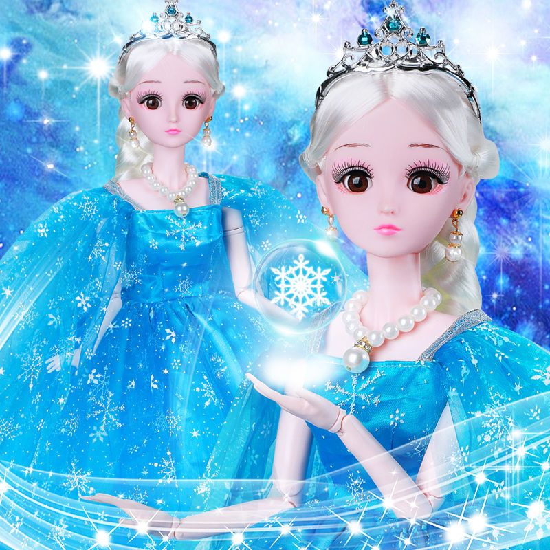 女童玩具6-8岁娃娃可爱超大号礼盒芭芘比套装女孩玩偶比公主儿童 60