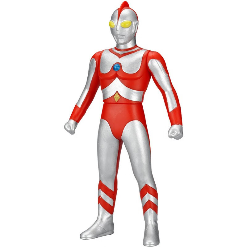 万代(bandai) 奥特曼英雄500系列1 软胶儿童玩具 14cm 15 爱迪奥特曼