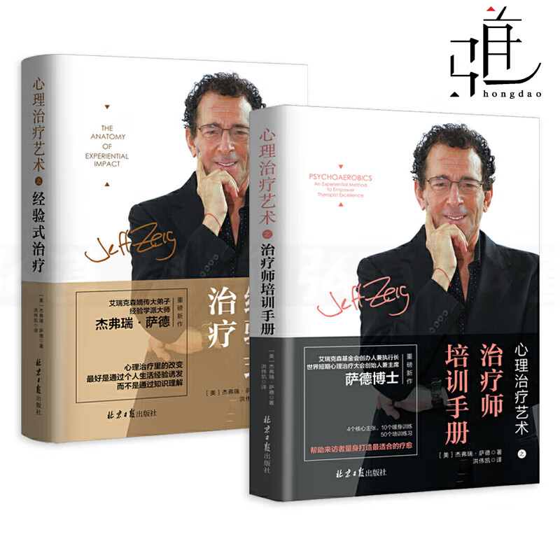 2册 心理治疗艺术之经验式治疗+治疗师培训手册 杰弗瑞萨德 艾瑞克森嫡传弟子 心理治疗书籍 艺术疗法 个案 头脑开发 催眠心理治疗
