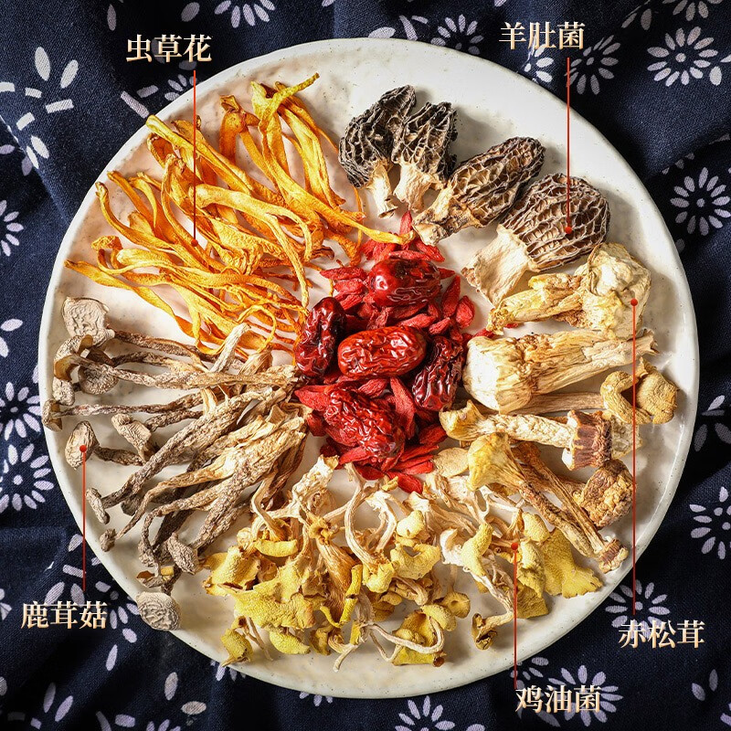 相遇红颜云南特产七彩鸡枞红菇松茸羊肚菌菌汤包菌类煲汤炖鸡汤菌菇包 羊肚菌菌汤包2袋装