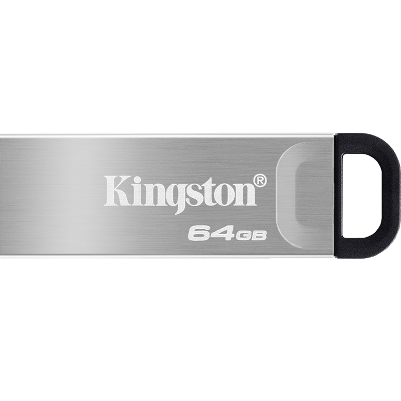 金士顿（Kingston）64GB USB 3.2 Gen 1 U盘 DTKN 大容量U盘 金属外壳 读速200MB/s 学习办公投标电脑车载优盘