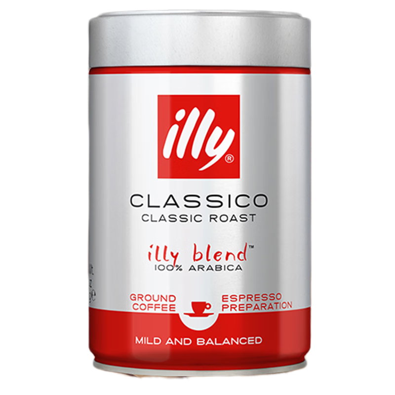 illy 意利 意大利 中度烘焙 阿拉比加咖啡粉 250g