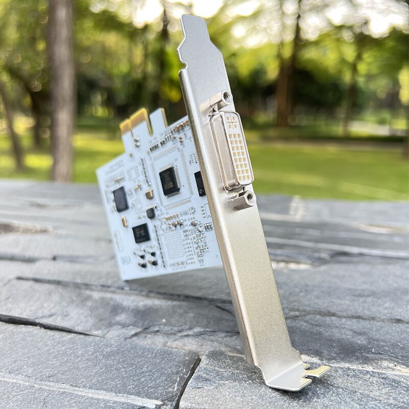 现货中维图vt720全新dvi转pcie高清视频采集卡pacs专用图像卡 乳白色