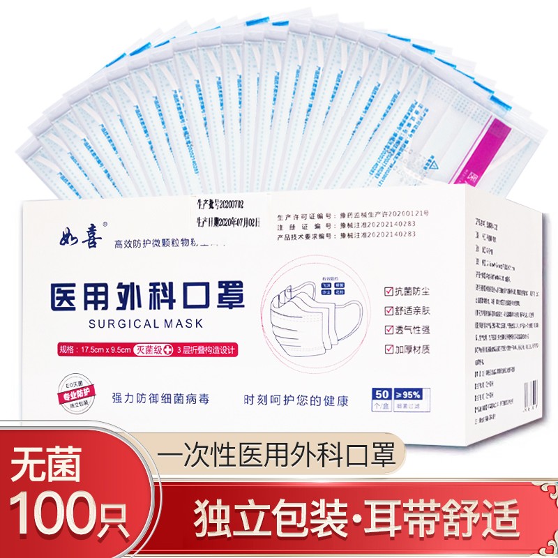 口罩价格历史走势和销量趋势分析,如喜医用外科口罩评测及推荐