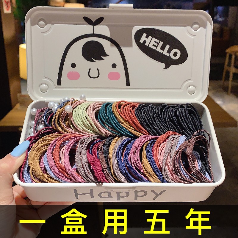 罗拉诗 森系黑色ins头绳橡皮筋女扎头细小发圈少女可爱皮套简约气质皮圈 20根混色系使用感如何?