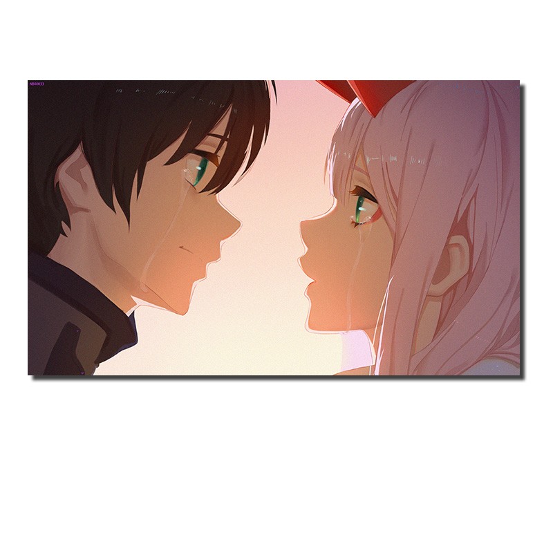 darling in the franxx国家队动漫海报周边2房间宿舍装饰墙贴壁画 nb