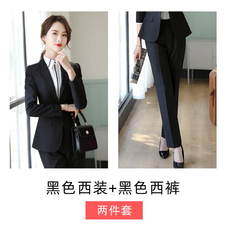 行政服装西服女商务职业西装套装女秋冬正装气质套裙店长经理总裁工作