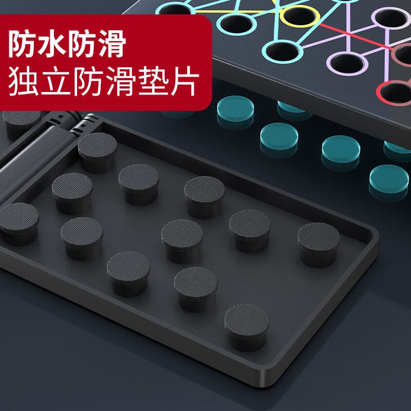 Boelter健身板俯卧撑支架辅助器体育运动防滑型俯卧撑垫板家用健身器材 多功能俯卧撑板+包胶手柄