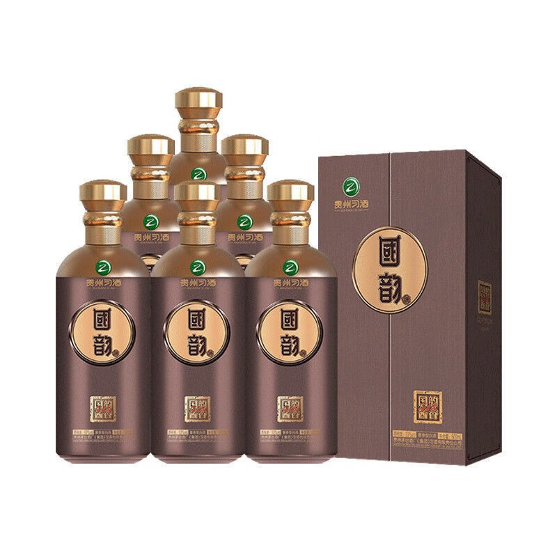 习酒 贵州习酒 习酒  酱香型白酒 粮食酒 53度 500ml 6瓶 国韵518