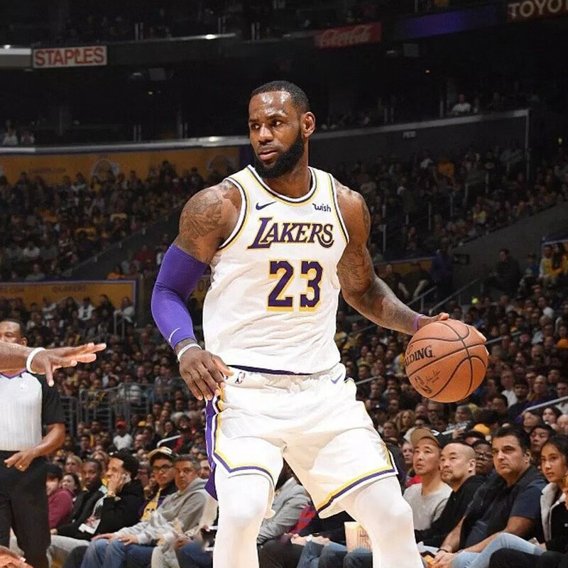 Nike耐克nba湖人城市版科比凯尔特人詹姆斯欧文勇士curry杜兰特jordan公牛sw球迷版球衣aa7101 111詹姆斯23号s 虎窝购