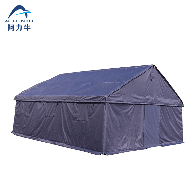 阿力牛 ayj-059 户外民政救灾帐篷 防雨帐篷 部队拉练帐篷 警蓝色帐篷