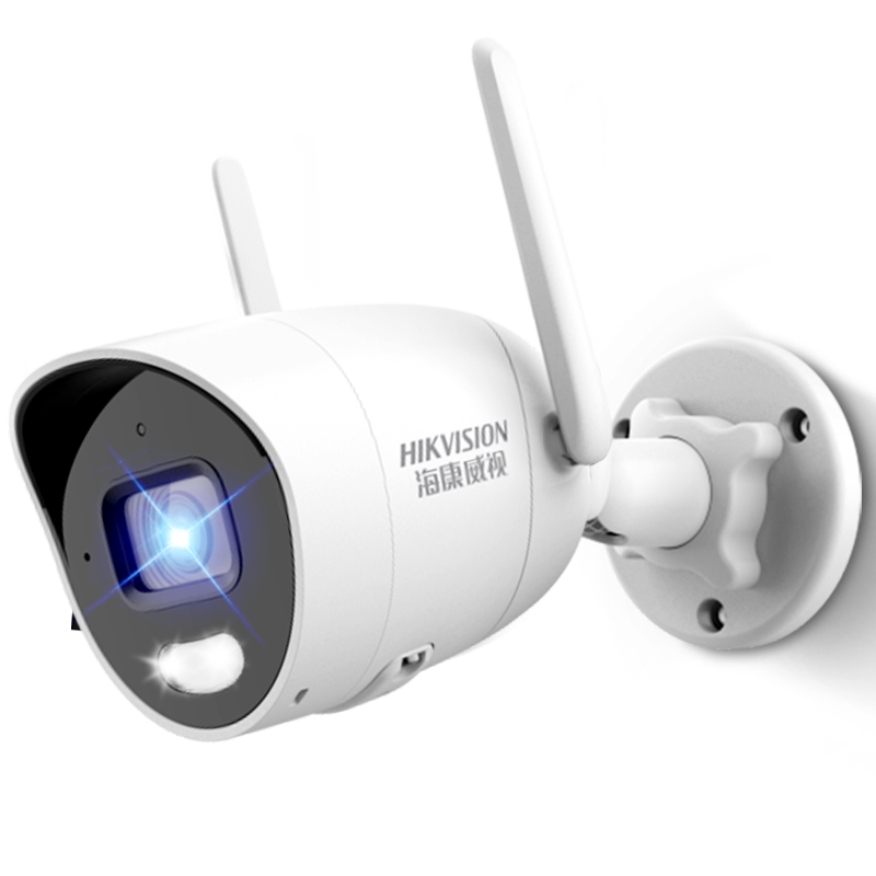 HIKVISION海康威视无线摄像头监控400W超清手机远程WIFI室内户外监控器可对话户外全彩夜视K24H-LWT
