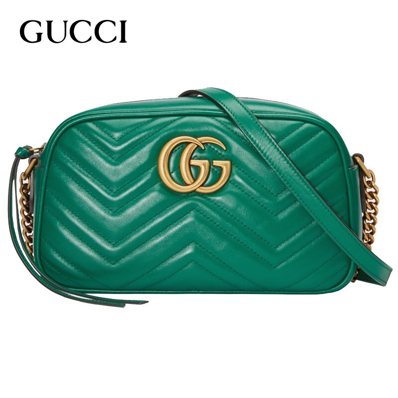 【母亲节礼物】gucci 古驰女包奢侈品女包古琦库奇经典gg小号marmont