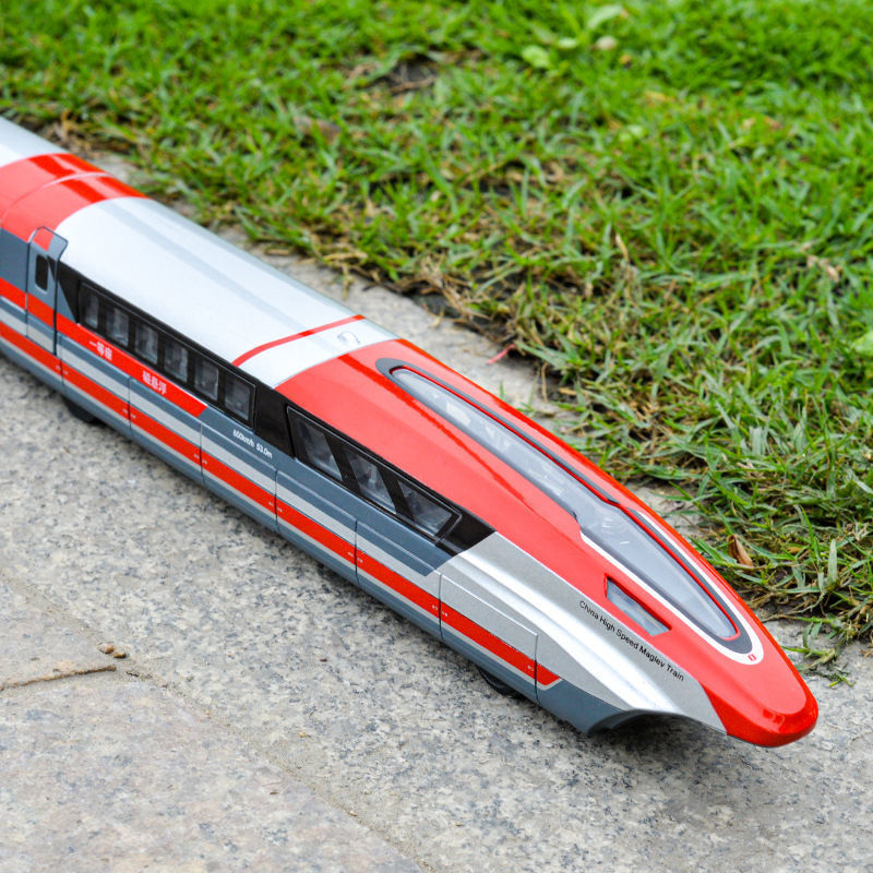 适用于磁悬浮列车合金惯性车模高铁复兴号仿真声光和谐号车儿童玩具