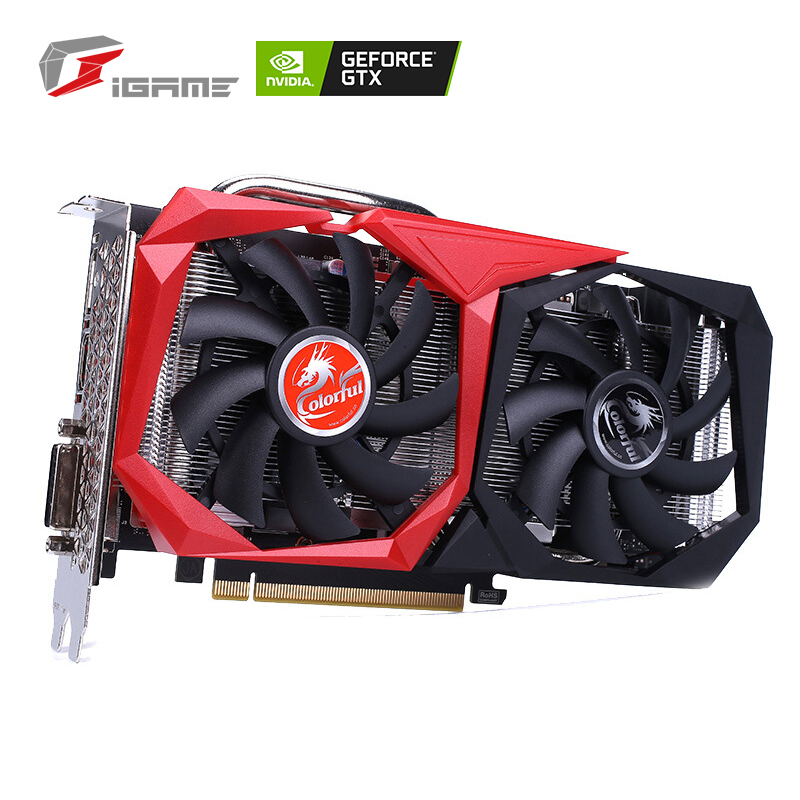 七彩虹（Colorful）iGame GTX1650 4G豪华版 战斧 台式电脑游戏显卡 GTX 1650 战斧  4GD6【豪华版】