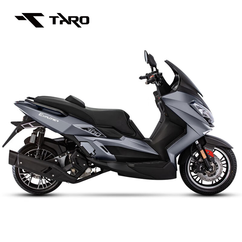 【定金】TARO 台荣探路者TR300  300cc动力运动大踏板车 水冷电喷ABS版国四 亚光银灰