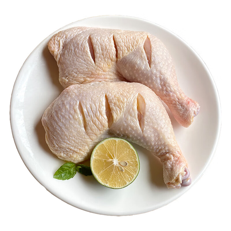 皓谦鸡边腿 鸡腿鲜冷冻鸡大腿生鸡全腿4斤装鲜嫩带骨鸡肉烤鸡腿