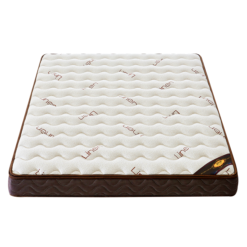 菲欧丽 椰棕床垫棕垫 天然乳胶床垫定制折叠榻榻米薄棕榈硬床垫 A款10CM厚=亚麻面料+7CM棕 1.8米*2米