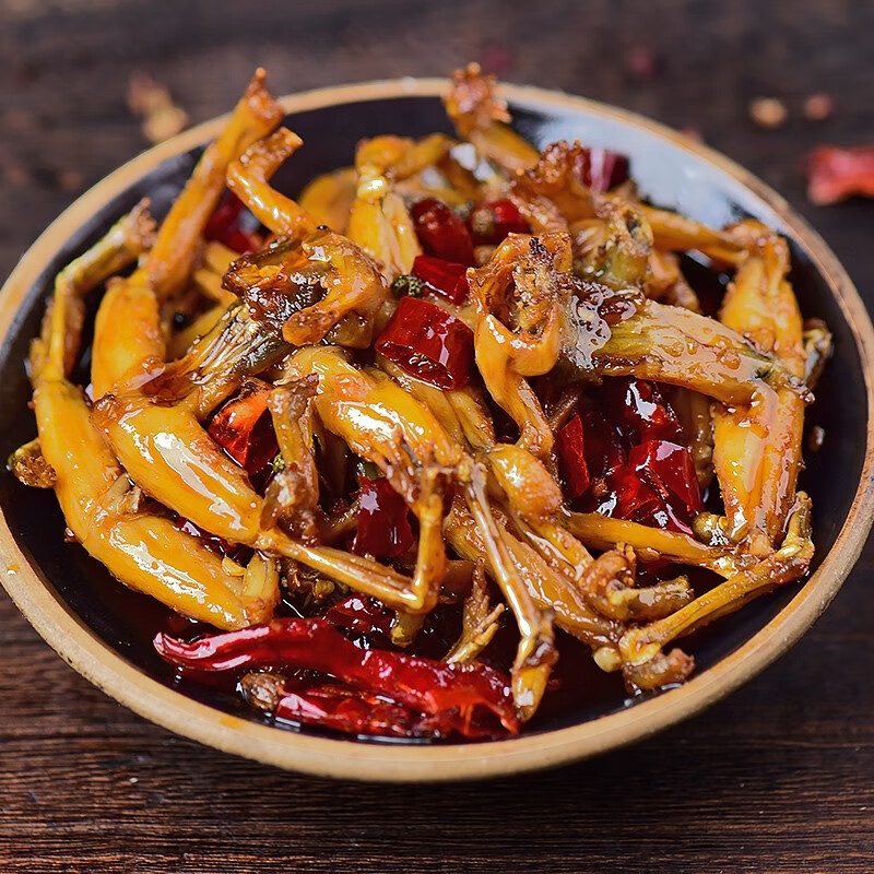 肖三婆冷吃牛蛙美蛙麻辣牛蛙130g麻辣零食特产川味熟食小吃 香辣味