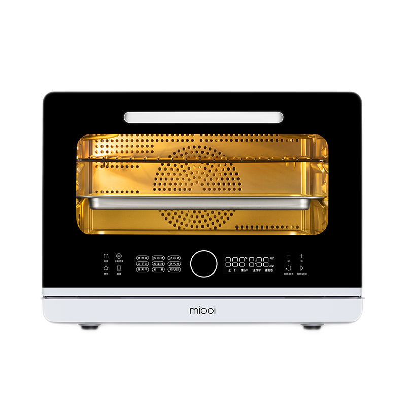 米博（Miboi） 【方太出品】 蒸烤箱一体机台式家用智能电烤箱蒸箱空气炸蒸烤烘炸多功能四合一 MKO2A