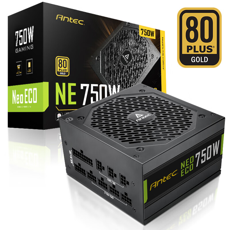 ڲѿAntec NE650WԵԴ ȫģ/ȫϵ/92%תЧ/ATX3.0/ͣԴ650W NE750ɫ֤750W479.9Ԫ