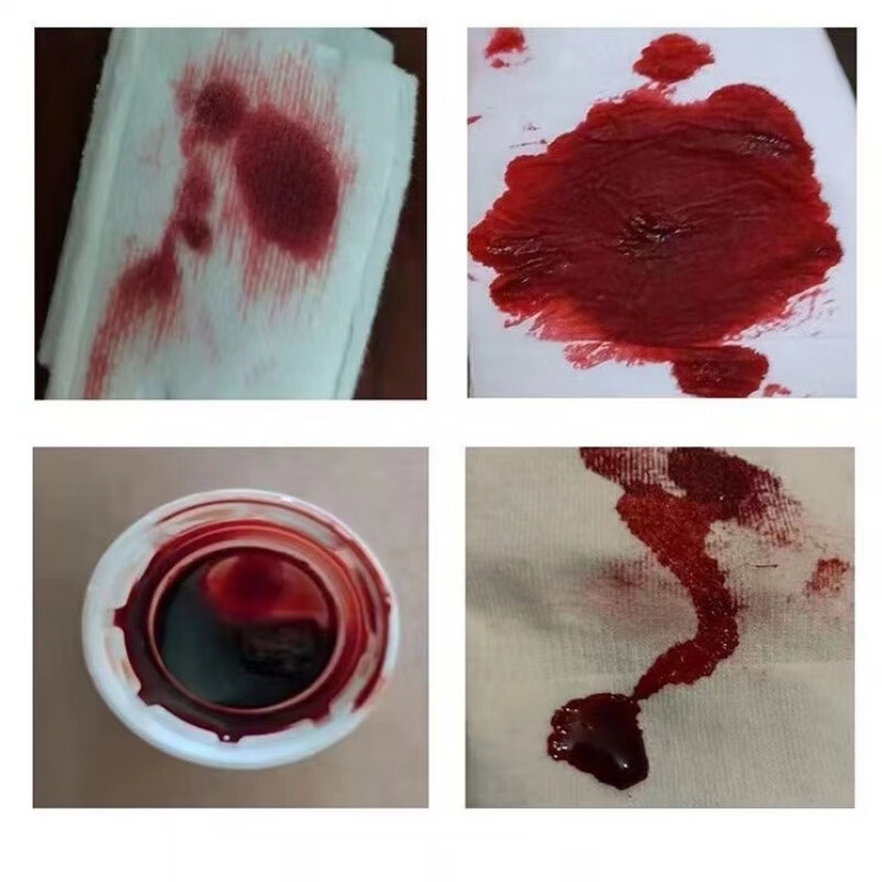 k&p落红私处膜假1血胶1囊血1浆叶子万圣节道1具假吐血包一次性花姐 单