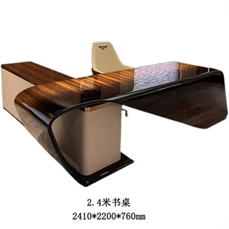 4米宾利书桌 长副柜 否